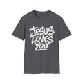 Jesus Loves You Spraypaint T-shirt