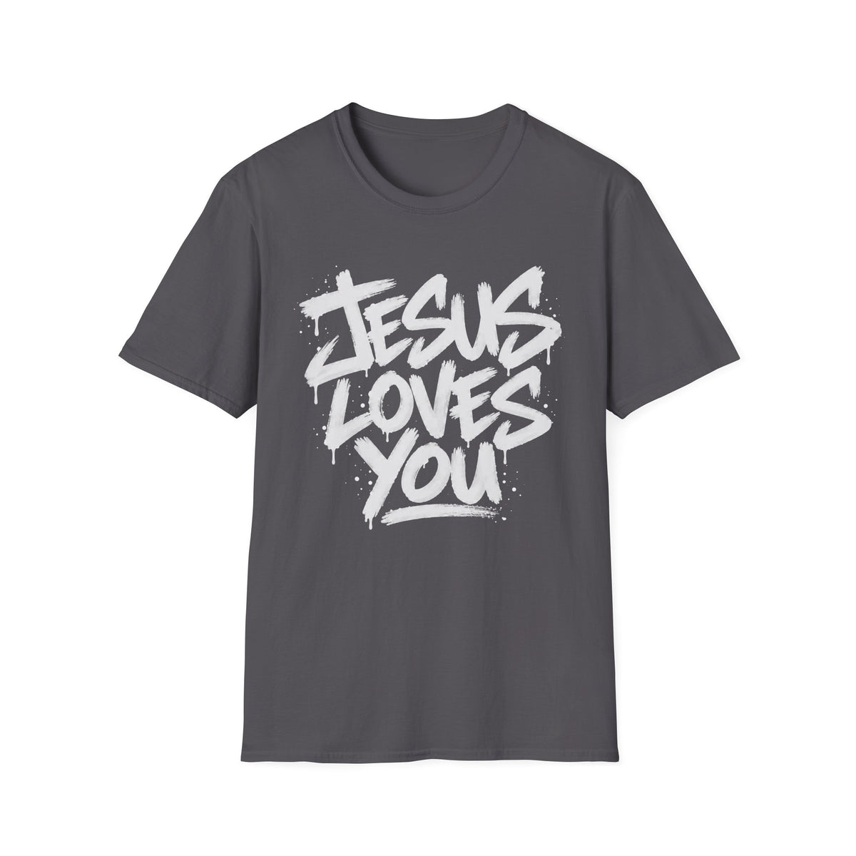 Jesus Loves You Spraypaint T-shirt