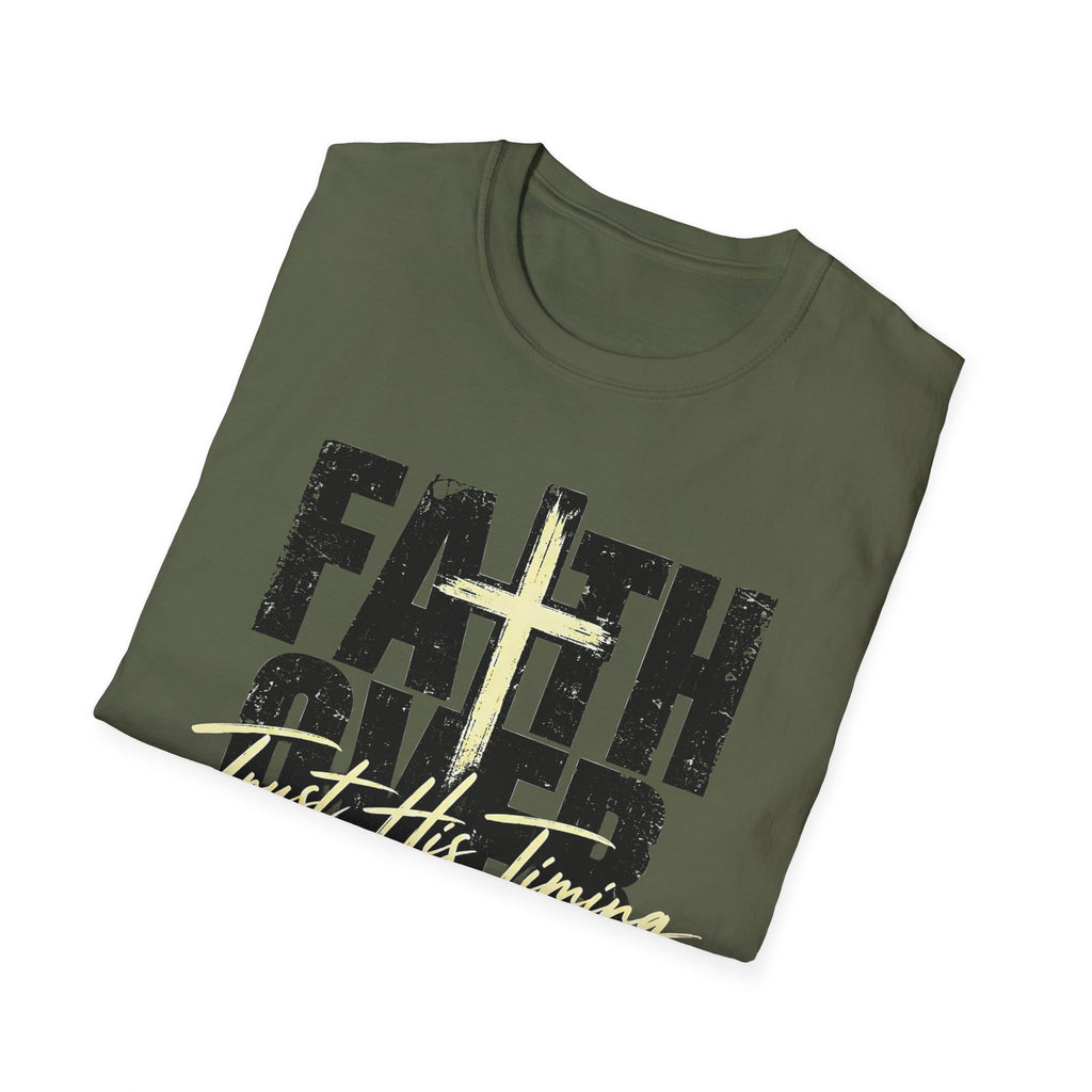 Faith Over Fear: Trust His Timing T-shirt