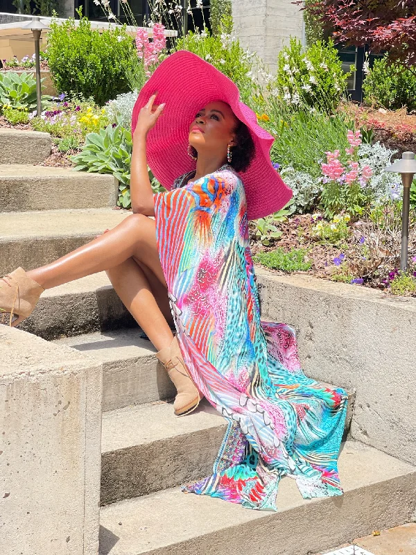 Comfortable robes for lounging and relaxing-Blakeline Kimono: Birds of a Feather