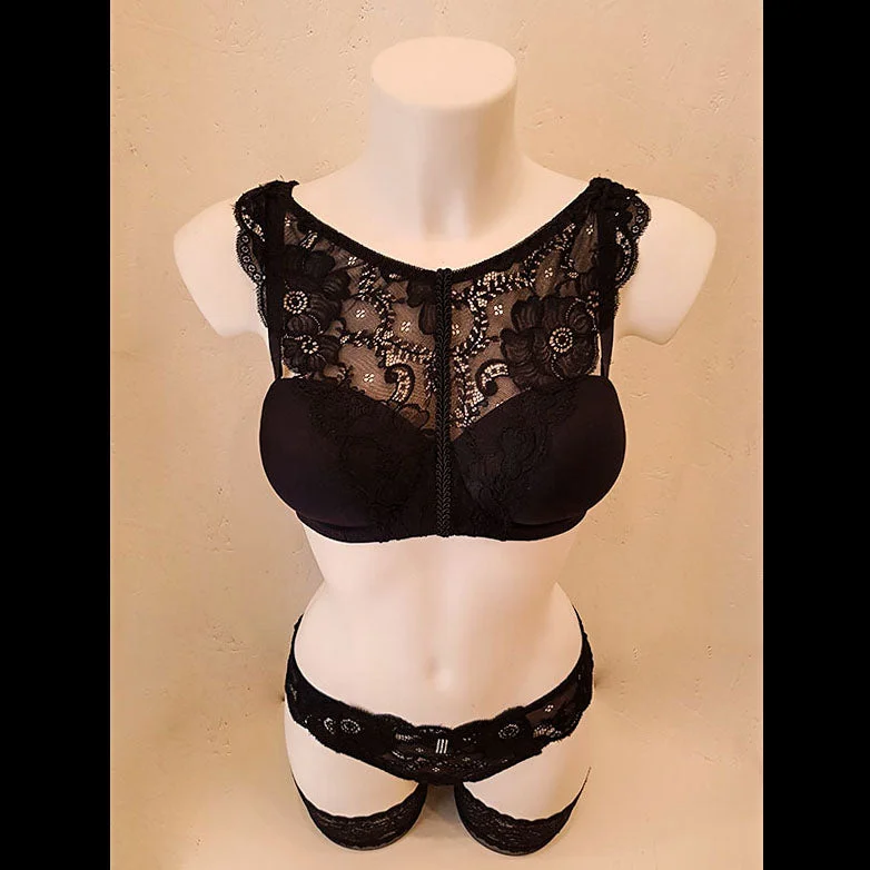 Soft lingerie sets for everyday comfort-BALCONETTE PUSH UP BRA MECEDORA LINGERIE GOTHIC PRINCESS Soft lingerie sets for everyday comfort-BALCONETTE PUSH UP BRA MECEDORA LINGERIE GOTHIC PRINCESS