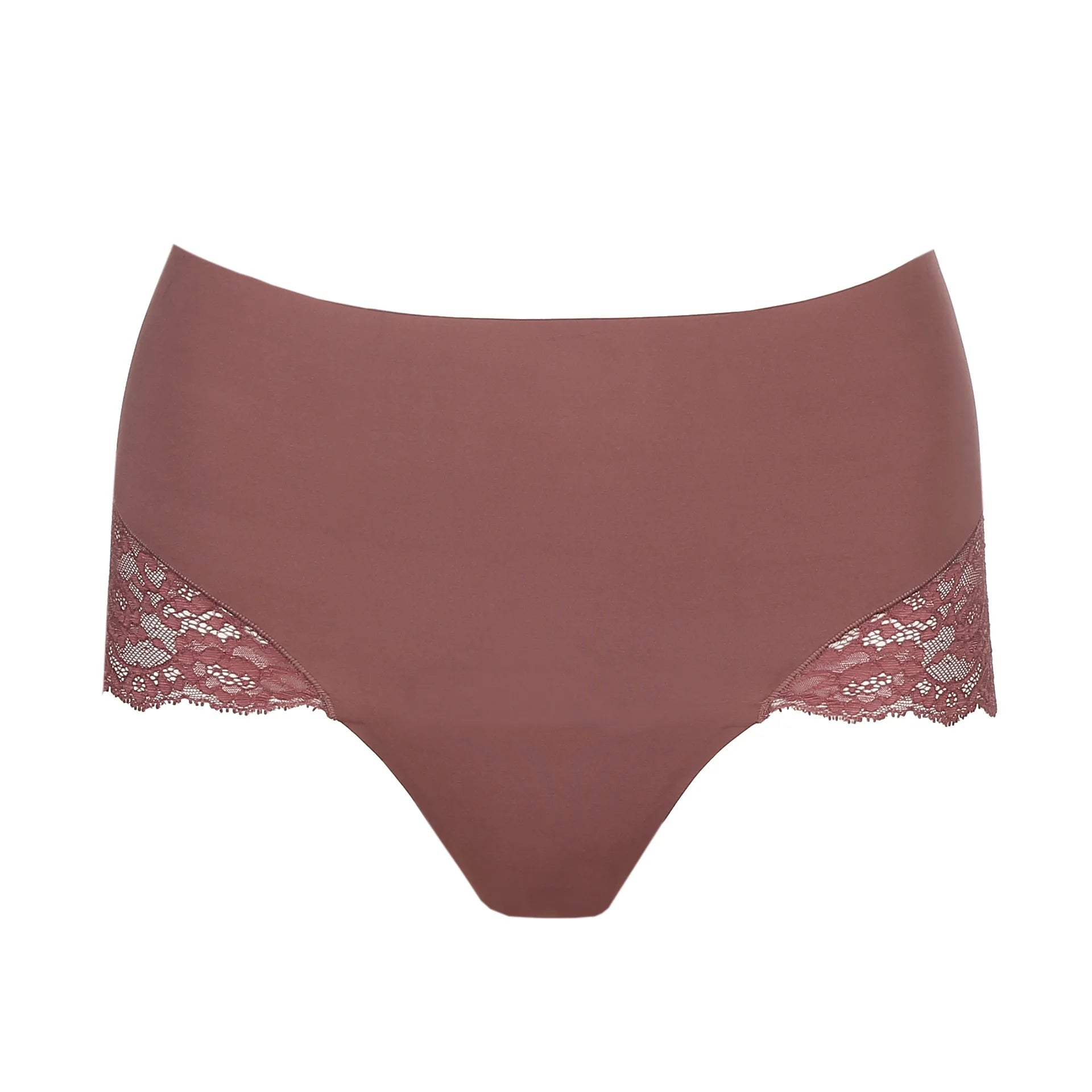 Women's panties with cotton gusset for added comfort-MARIE JO COLOR STUDIO Satin taupe
