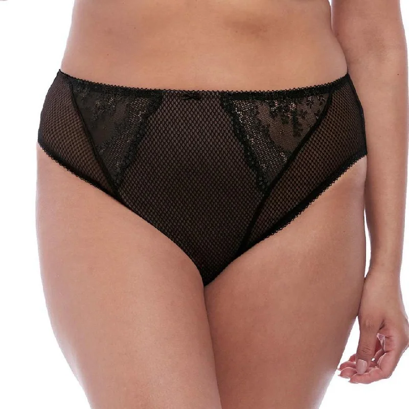 Women's panties with breathable mesh for hot weather-Charley Hi Leg Brief