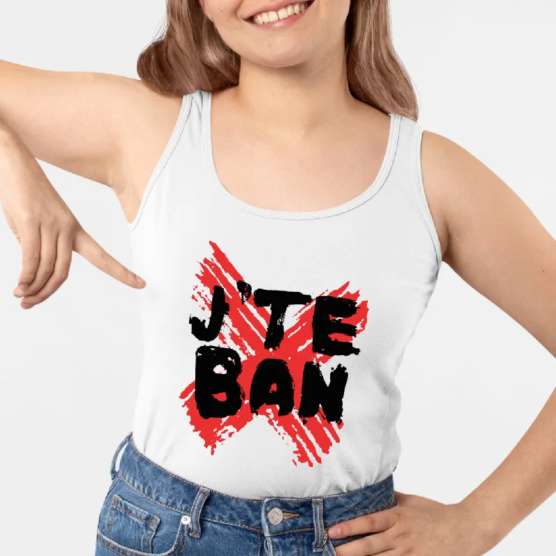 seamless camisoles for layering-Débardeur Femme J'te ban