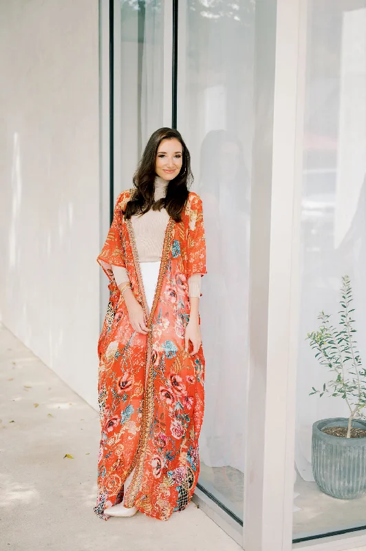 Stylish women's robes for casual wear-Blakeline Kimono: I Had No Idea