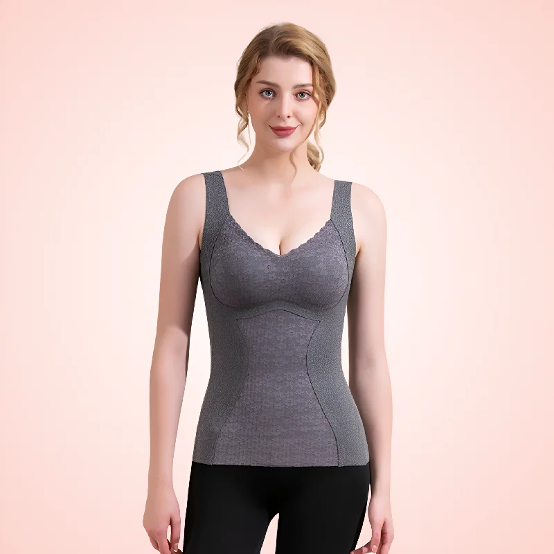 Bras for enhancing recovery fit-Shapewear with Seamless Camisole and Padded Bra for Firm Compression