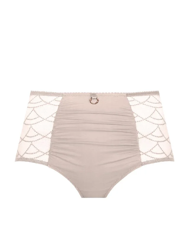 Women's seamless panties for discreet wear-Diane Embroidered Tulle Panty