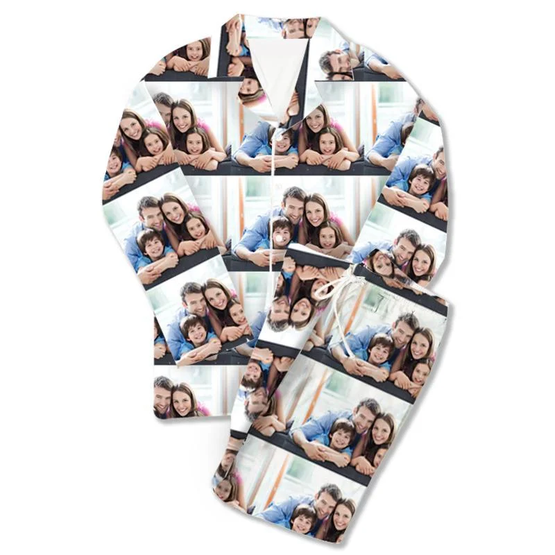 Casual matching mother and kid same suit for weekends-Personalised Pyjamas Whole Photo