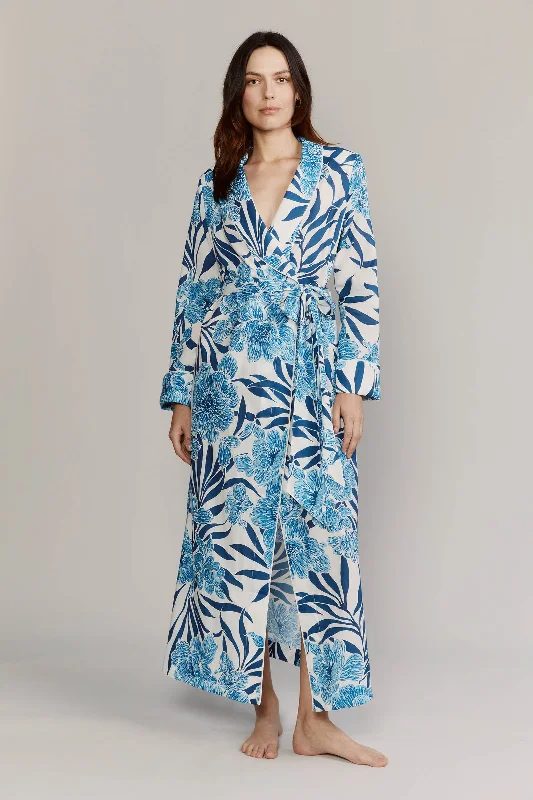 Soft women's robes with velvet texture for warmth-Matador Capri Cotton Robe