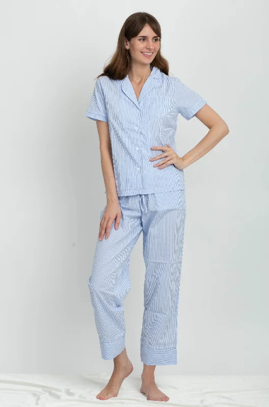 Casual mother and kid same suit for everyday fun-Nicky Women's 100% Cotton Pajama Set