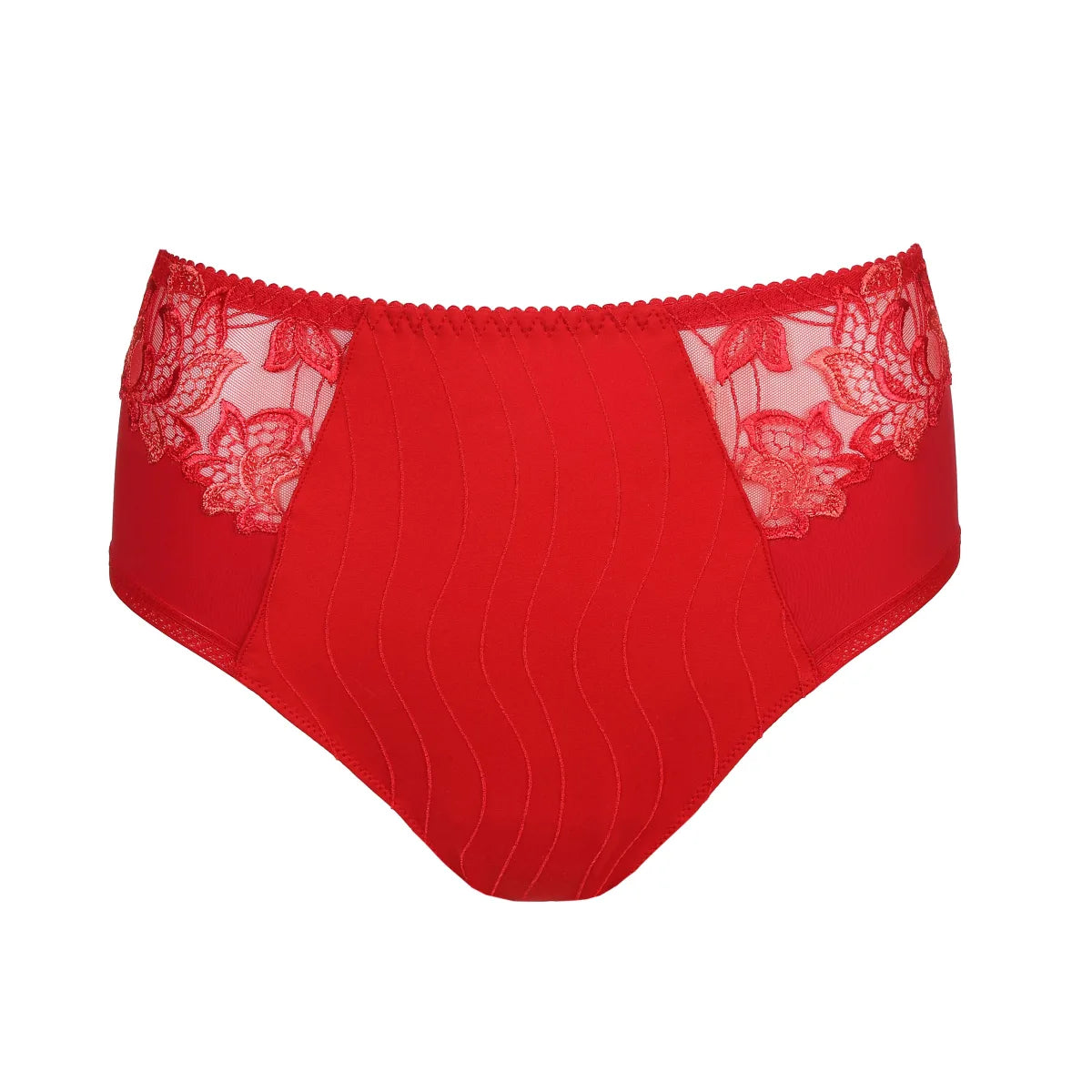 Women's panties with floral patterns for a feminine touch-Primadonna Deauville full briefs Scarlet Women's panties with floral patterns for a feminine touch-Primadonna Deauville full briefs Scarlet