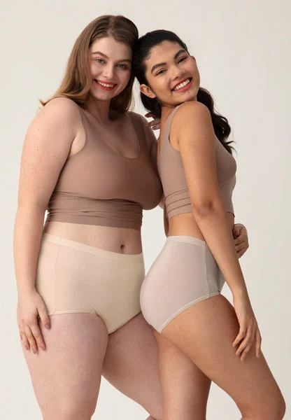 Plus-size cotton panties for ultimate comfort-Quick Dry Modal High Waist Underwear
