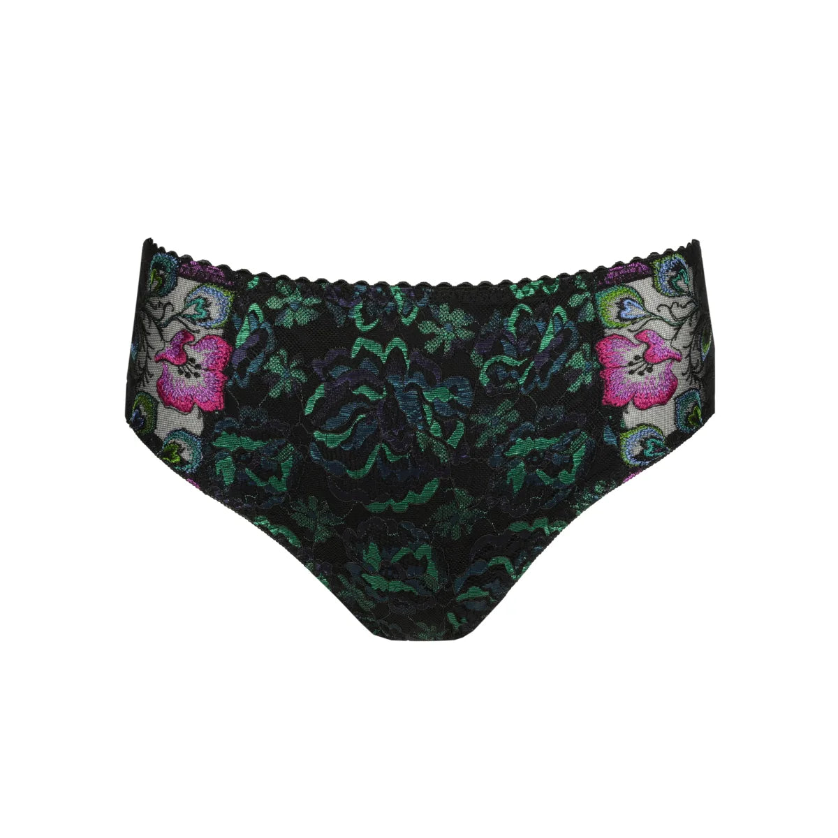 Women's panties for sleeping comfort-PrimaDonna San Angel Full Briefs Peacock Feather