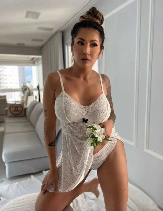 Soft women's sexy nightwear with stylish design-Claire Babydoll