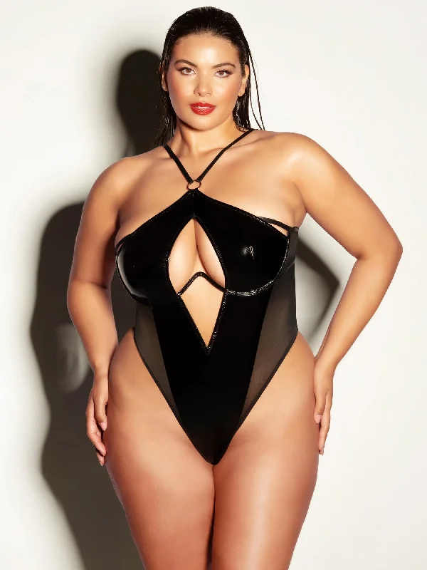Sexy lingerie for bridal lingerie sets-Fetish Curvy Fantasy Teddy