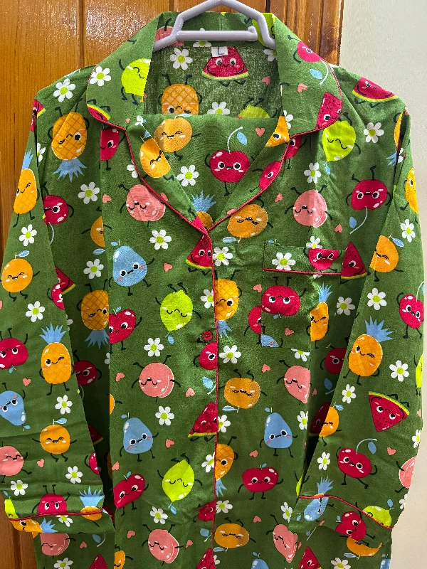 Mother and kid same suit for fun-filled family days-Green Fruit