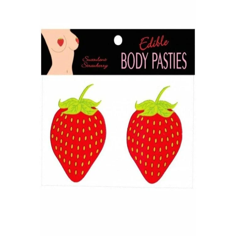 Nipple covers for discreet coverage under clothes-Edible Strawberry Nipples Pasties