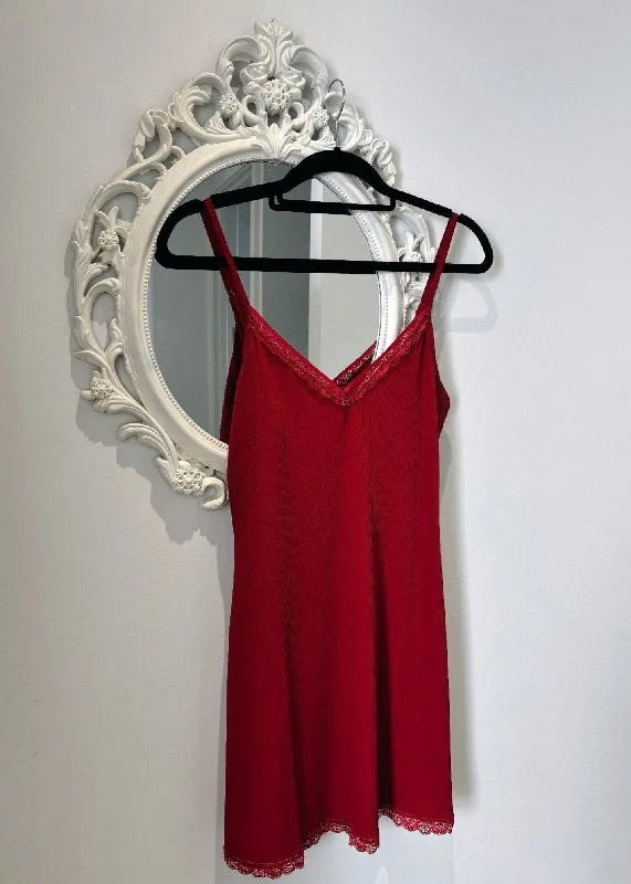 Soft women's sexy nightwear for ultimate comfort-Molly Lace Trim Chemise