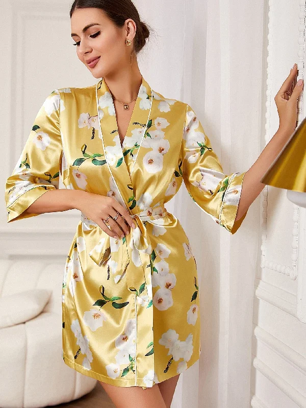 Elegant women's robes for spa-like relaxation-Good Mood Robe