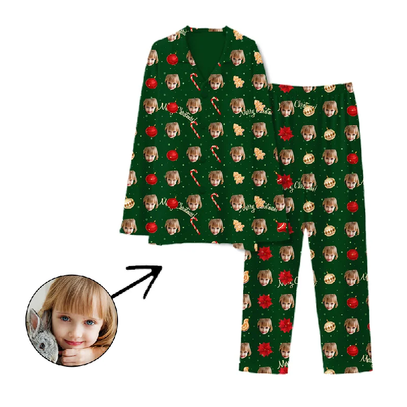 Unique matching outfits for mother and kid same suit-Personalised Pyjamas Merry Christmas Gift Unique matching outfits for mother and kid same suit-Personalised Pyjamas Merry Christmas Gift