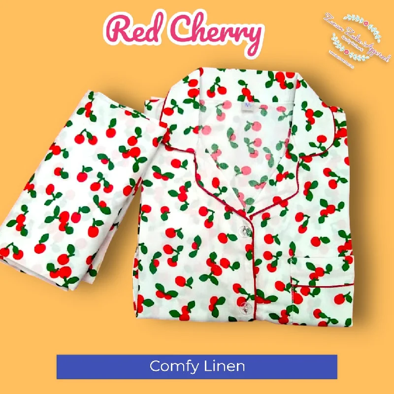 Mother and kid same suit for special occasions-Red Cherry