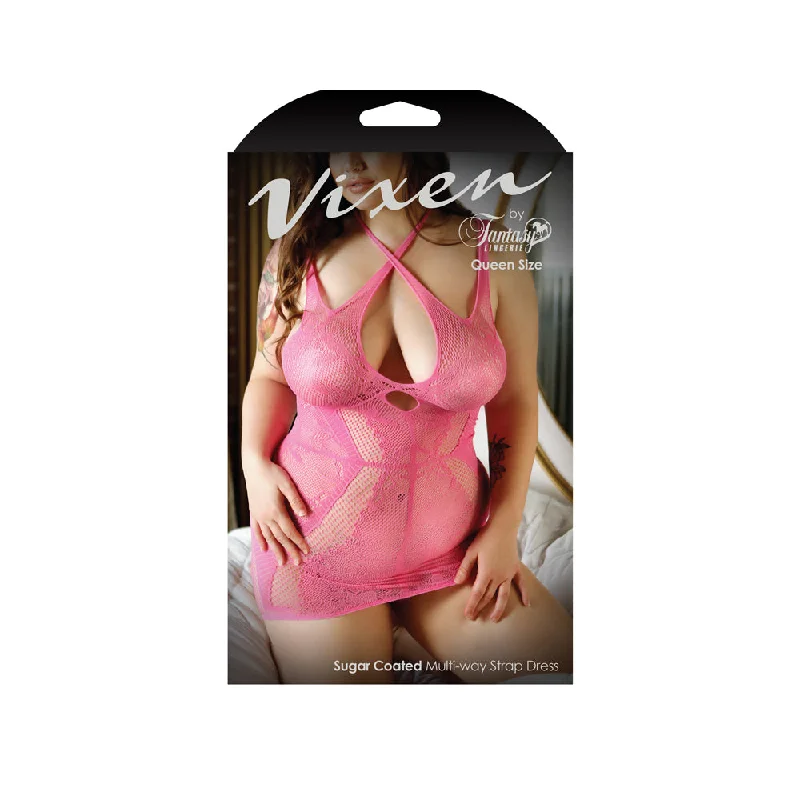 Sexy dress for going-out style-Sugar Coated Lace Net Dress Queen Size