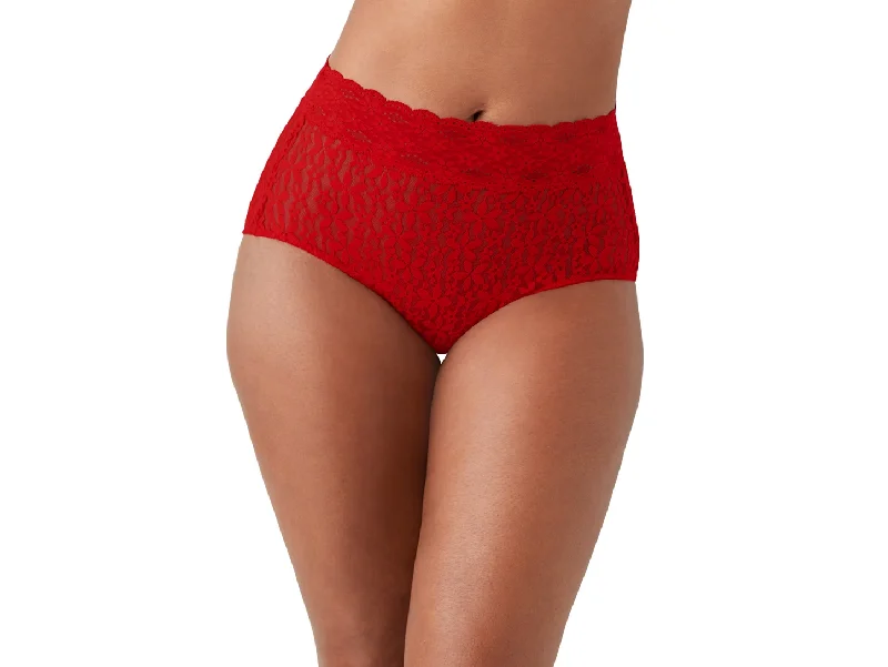 Women's panties with soft elastic waistband for a snug fit-Wacoal Halo Brief