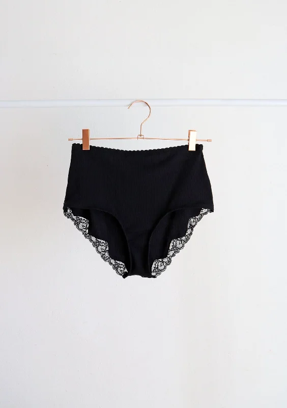 Women's panties for sensitive skin-PANTY HIGH WAIST DE ALGODÓN PRONOIA