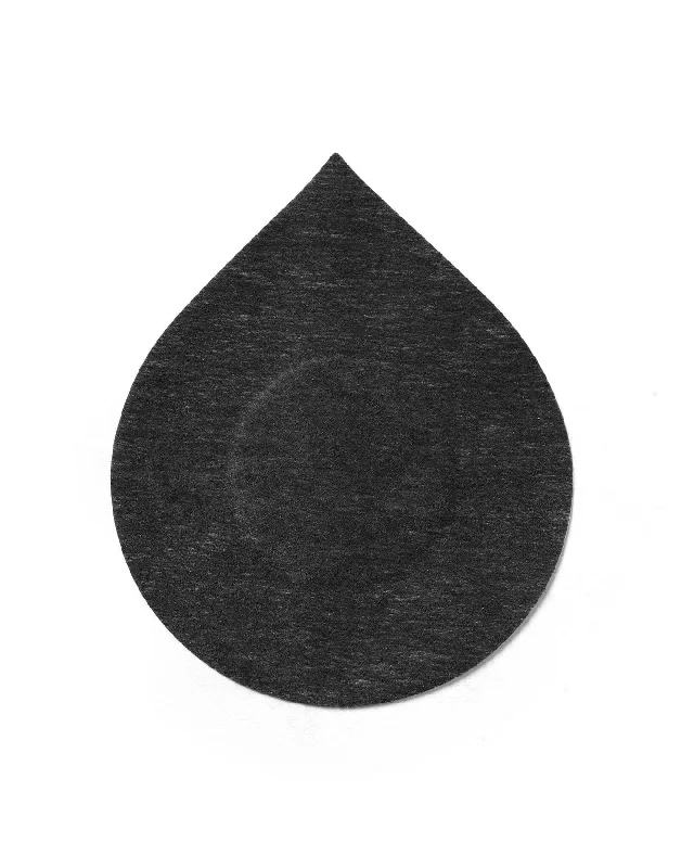 Nipple covers for no-show while sleeping-Pasties Black