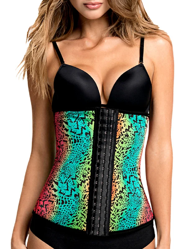 Sexy lingerie for creating curves-TrueShapers 1041 Latex free Waist Training Cincher Color 01-Print Sexy lingerie for creating curves-TrueShapers 1041 Latex free Waist Training Cincher Color 01-Print