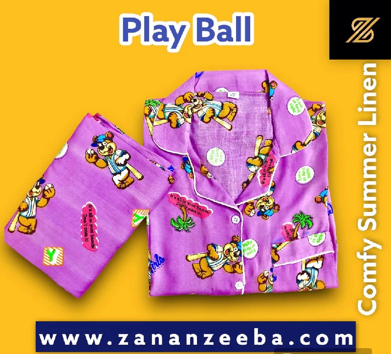 Trendy matching outfits for mother and kid same suit-Play Ball