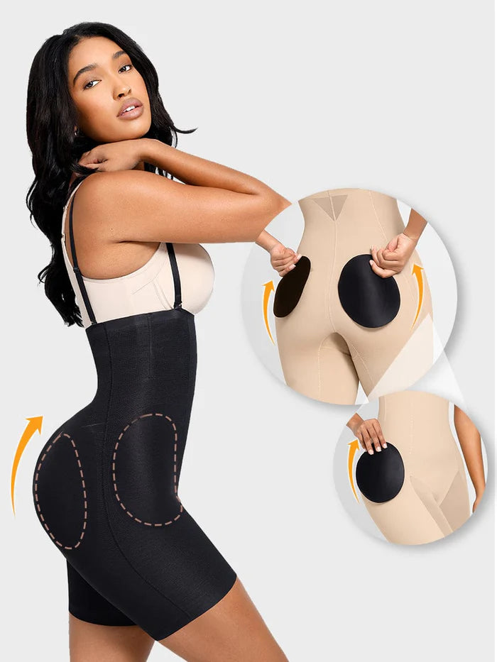 Padded bum shaper for shaping your waistline-3 IN 1 Padded Hips And Butt Seamless shaper