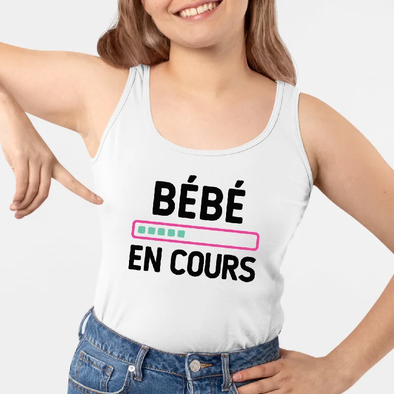 modest tanks longline coverage-Débardeur Femme Bébé en cours