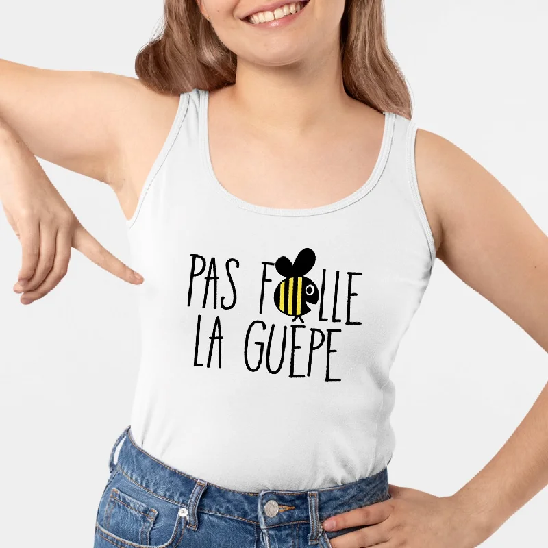 floral camisoles spring collection-Débardeur Femme Pas folle la guêpe
