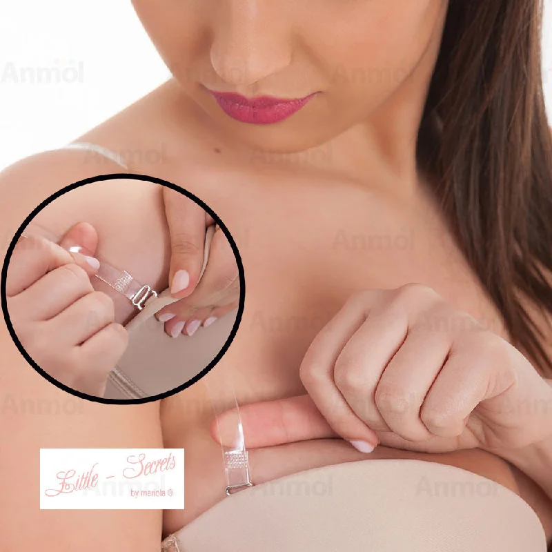 Nipple covers for invisible fit under sheer tops-Tirantes invisibles sujetador