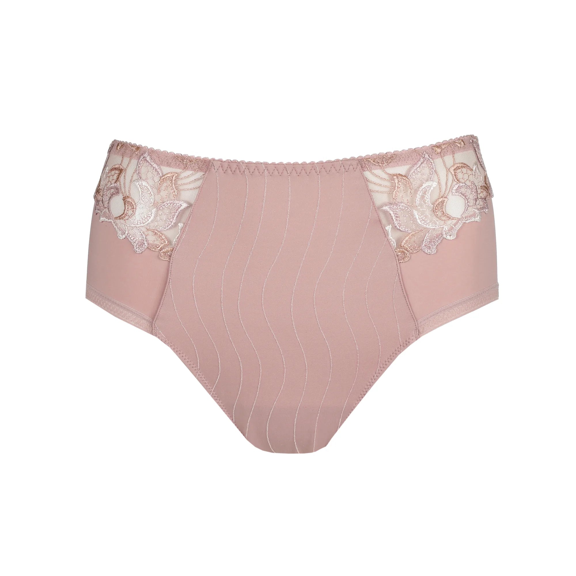 Silk panties for luxury feel-Primadonna Deauville full briefs Vintage Pink