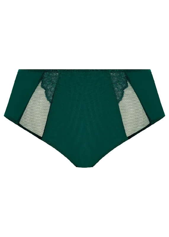 Women's cotton panties with stretch-Elomi Brianna Full Briefs Rainforest