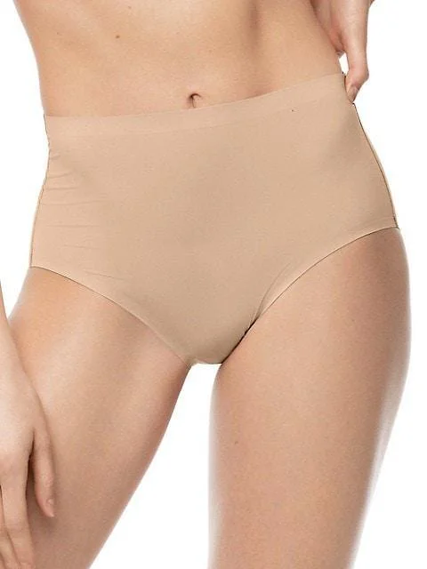 Women's panties with soft elastic waistband for comfort-Luxe Stretch Seamless Laser Cut Full Brief One Size Panty Women's panties with soft elastic waistband for comfort-Luxe Stretch Seamless Laser Cut Full Brief One Size Panty