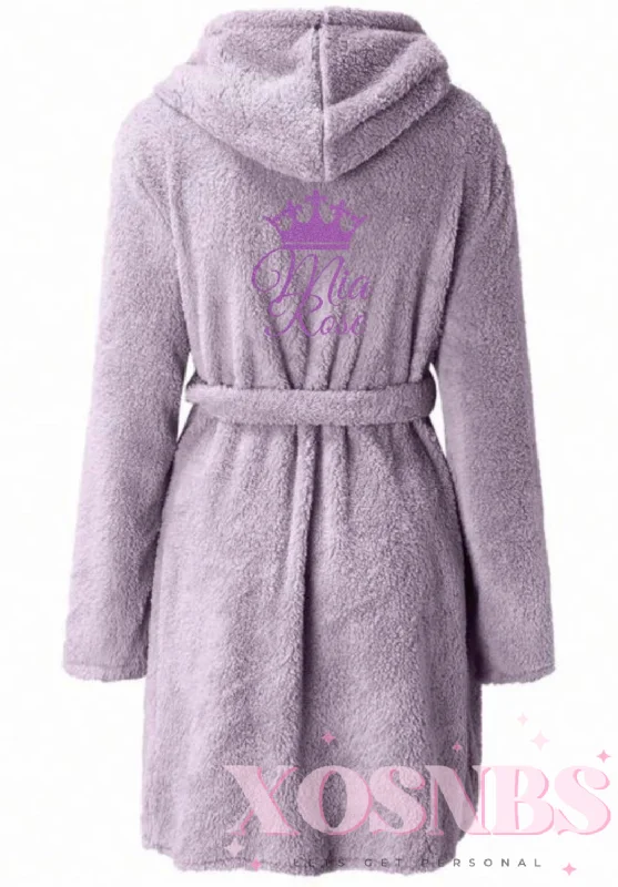 Trendy women's robes for home wear-Personalised Dressing Gown