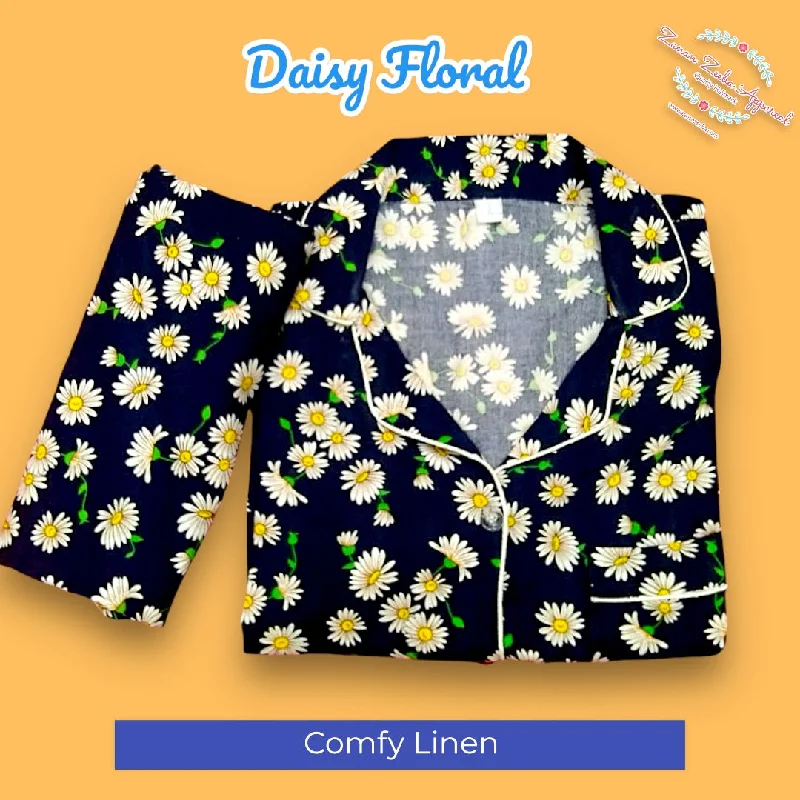 Comfortable matching mother and kid same suit for naps-Daisy Floral