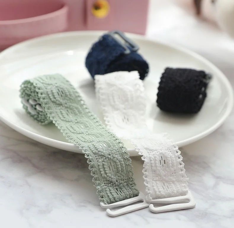Nipple covers for comfort under fabric-Soft Lace Bra Straps 2cm Width