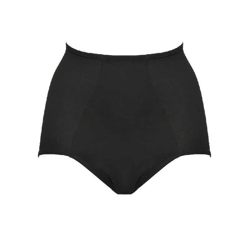 Women's panties with cotton gusset for comfort-Itsy Bitsy Bikini High Waist Panty nero