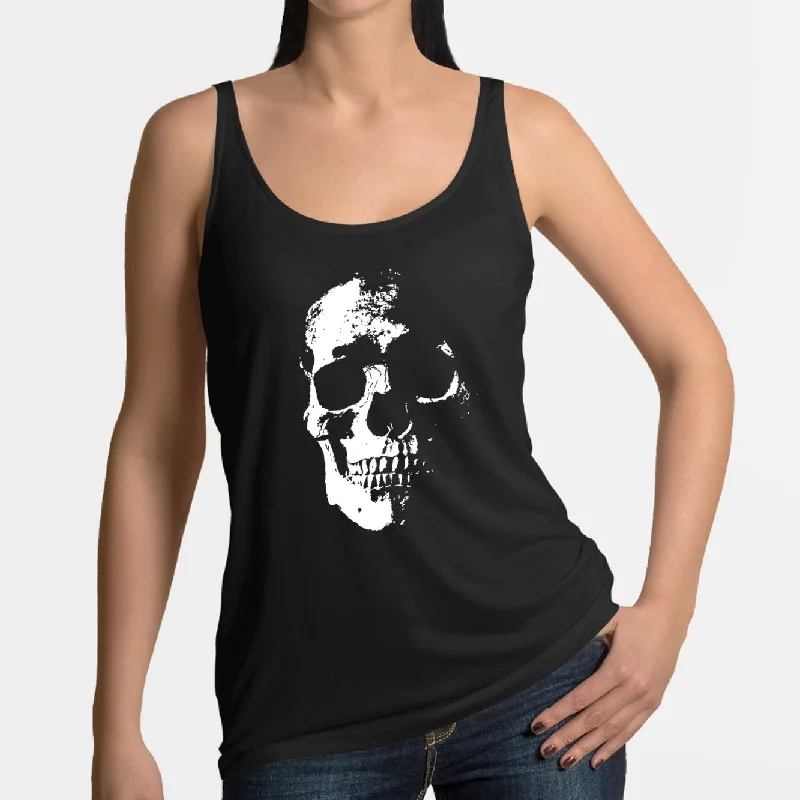 modest camisoles with coverage-Débardeur Femme Tête de mort