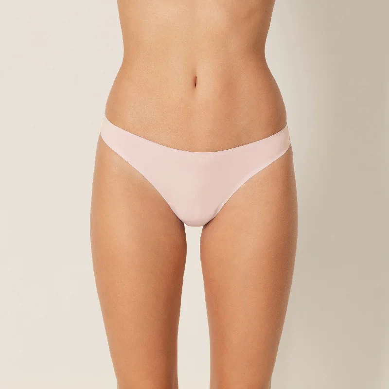 Women's panties with cotton lining-Marie Jo Color Studio Thong Pearly Pink