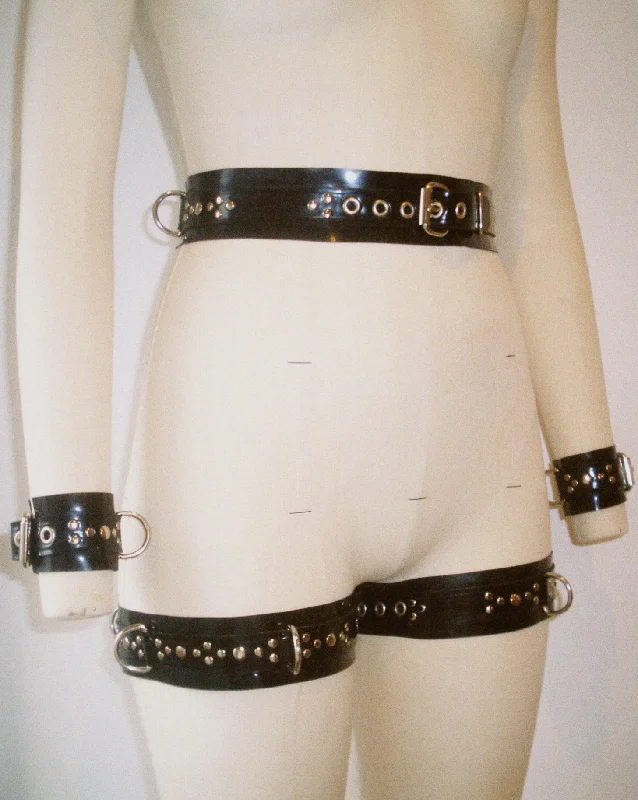 Nipple covers for ultimate comfort and fit-Bound Garter Straps
