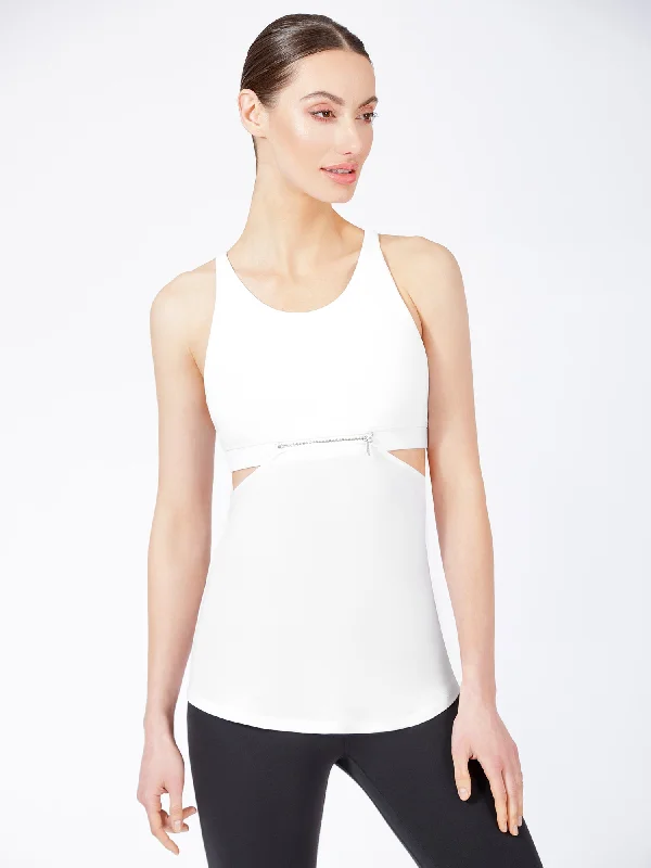 thermal camisoles for winter-TRANSFORM TANK, WHITE