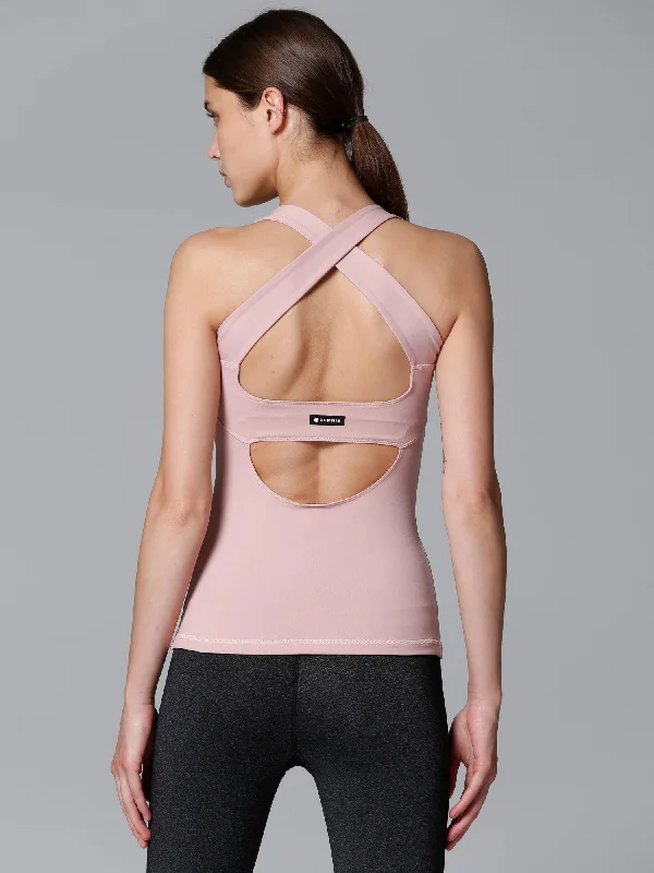 temperature regulating camisoles-RHYTHM TANK 2.0, BLUSH