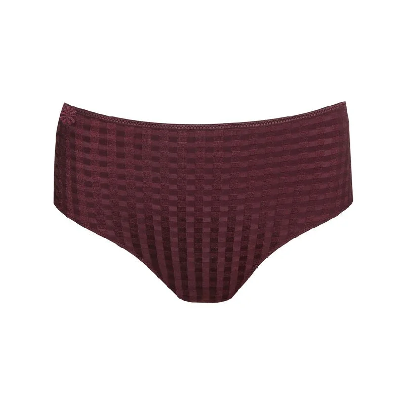 Comfortable women's panties for everyday use-Marie Jo Avero Full Briefs Wine