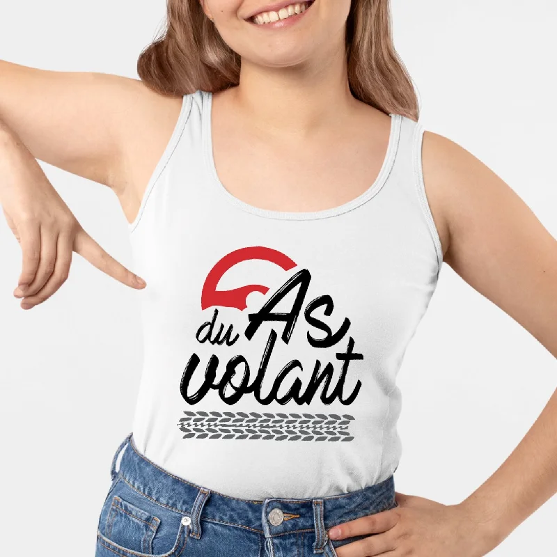 fair trade tanks ethical-Débardeur Femme As du volant