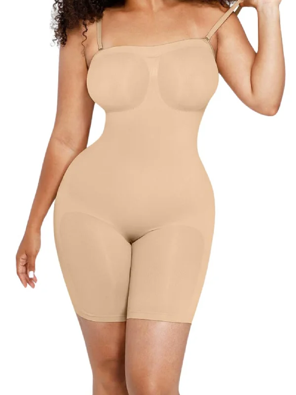 Padded bum shaper for a perfectly shaped rear-Shapewear bretelles amovibles